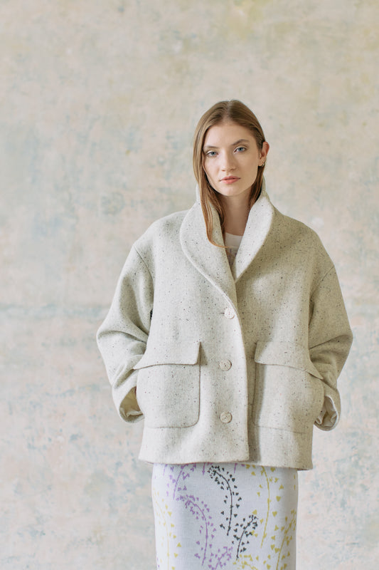 Kabátek krátký HARRIS TWEED