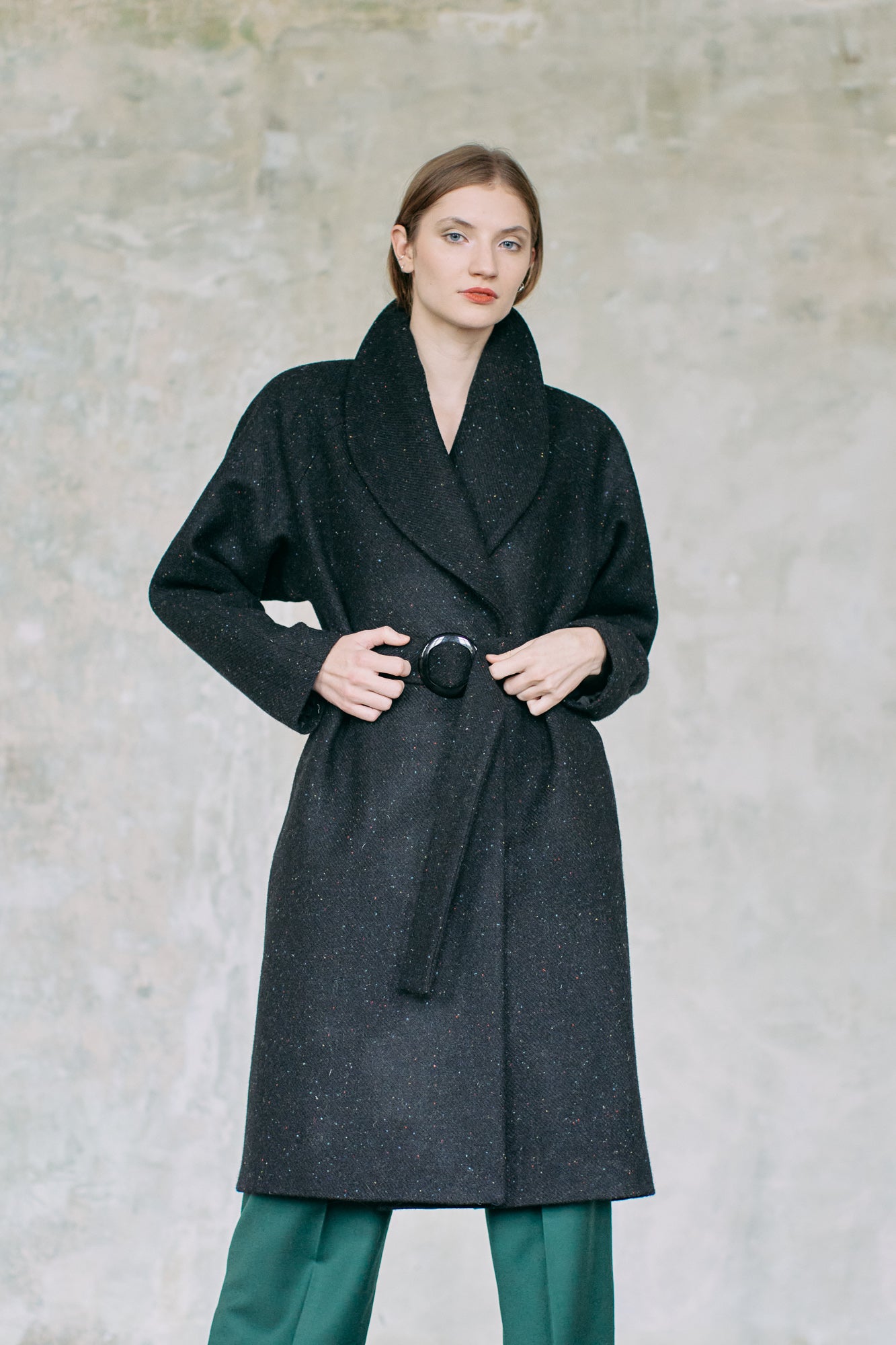 Kabát dlouhý HARRIS TWEED