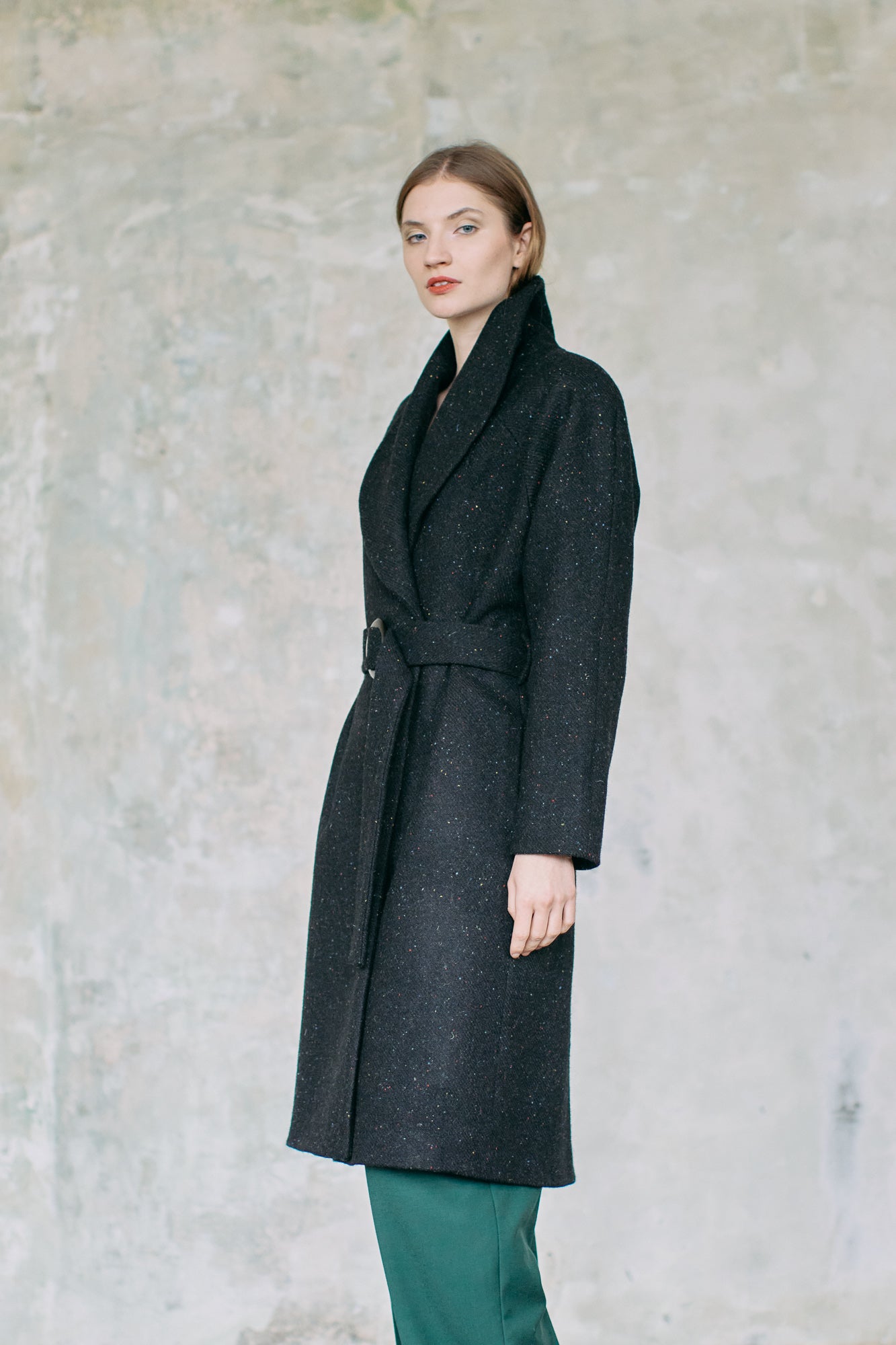Kabát dlouhý HARRIS TWEED