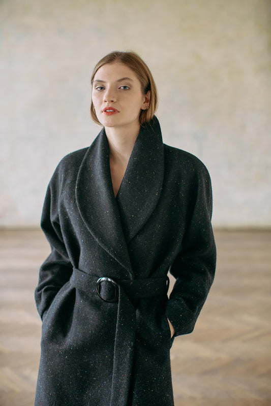 Kabát dlouhý HARRIS TWEED