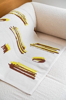 Vlněný pléd YELLOW