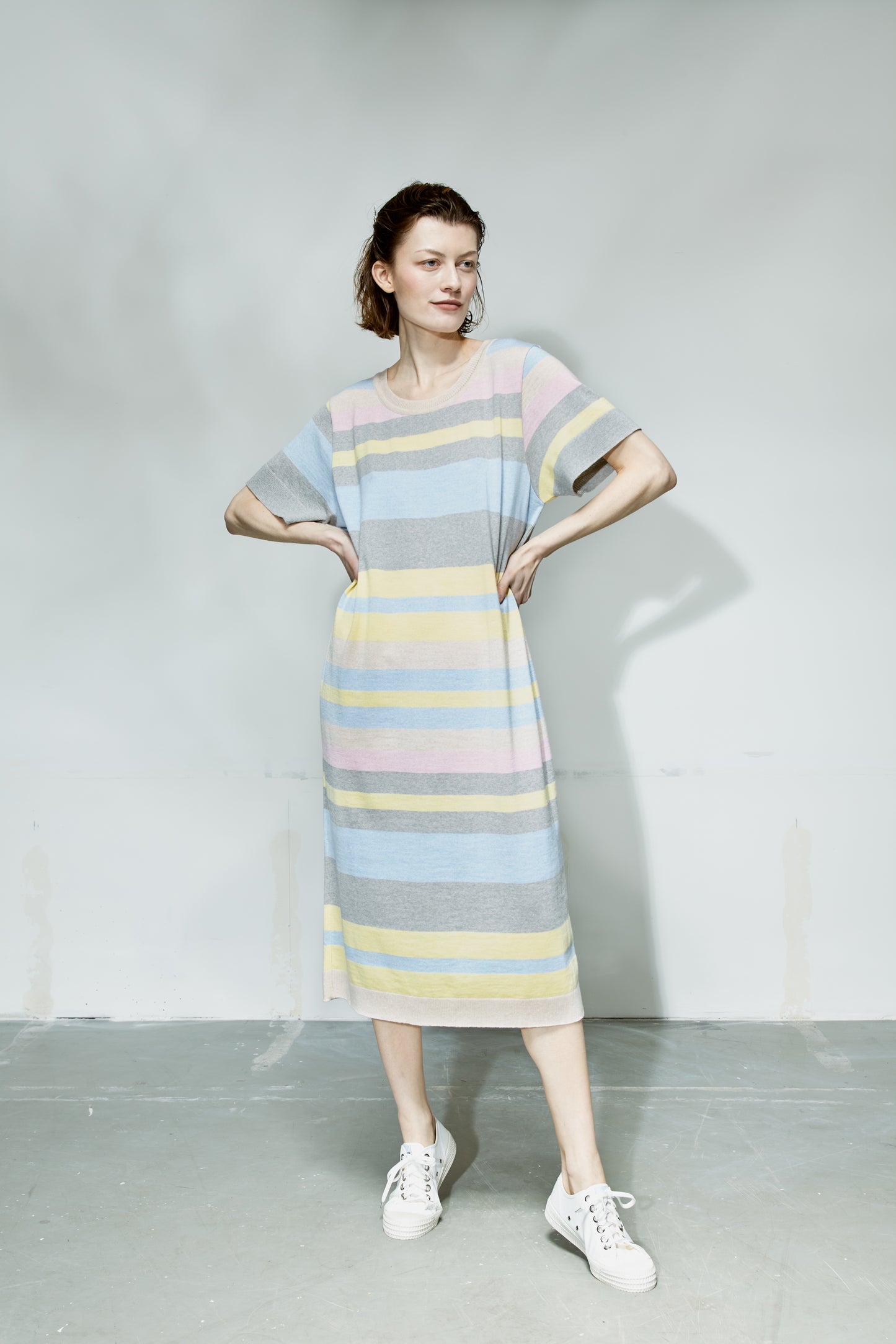 Striped Merino Dress